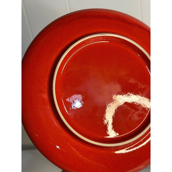 VTG Waechtersbach Christmas Tree Plate | Red 8" Holiday Serving Dish Accents - Picture 4 of 5